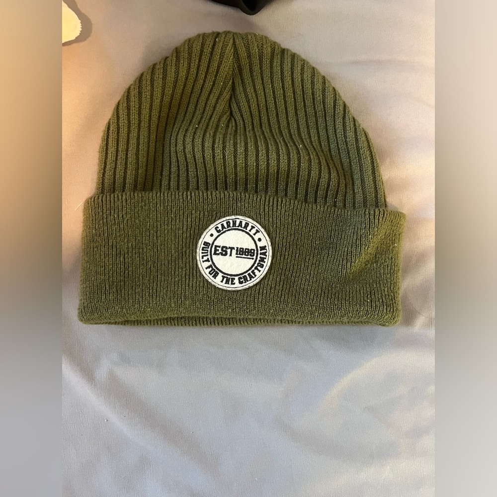 carhartt green beanie